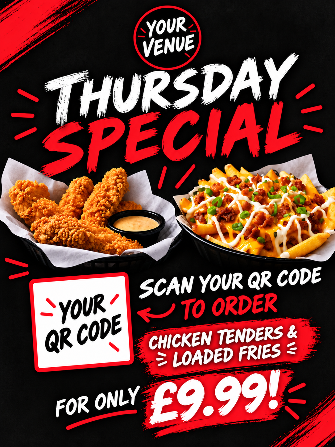 Your Venue Thursday food special sample